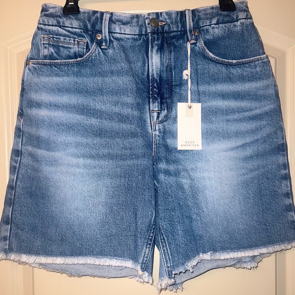 NWT Good American Jean Shorts